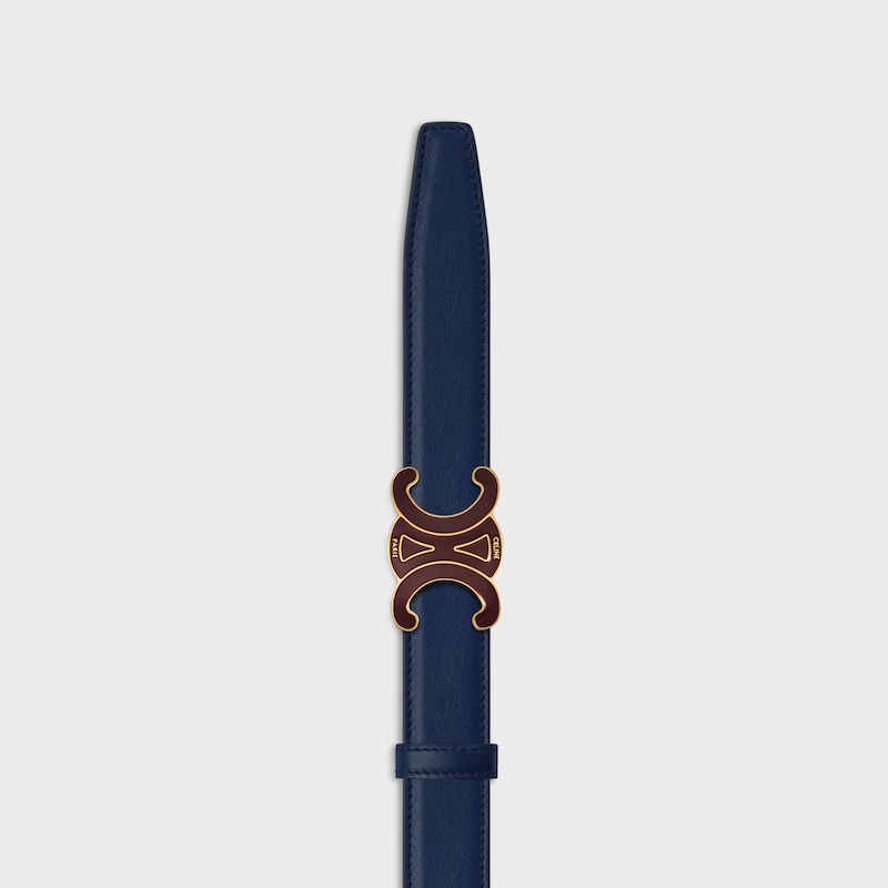 Wendbarer Riemen 25 mm AUS glattem und genarbtem Kalbsleder -  -  - 1 | CELINE