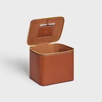 亮澤牛皮革藥盒 - 棕黃色 - 旅行用品 - 2 | CELINE