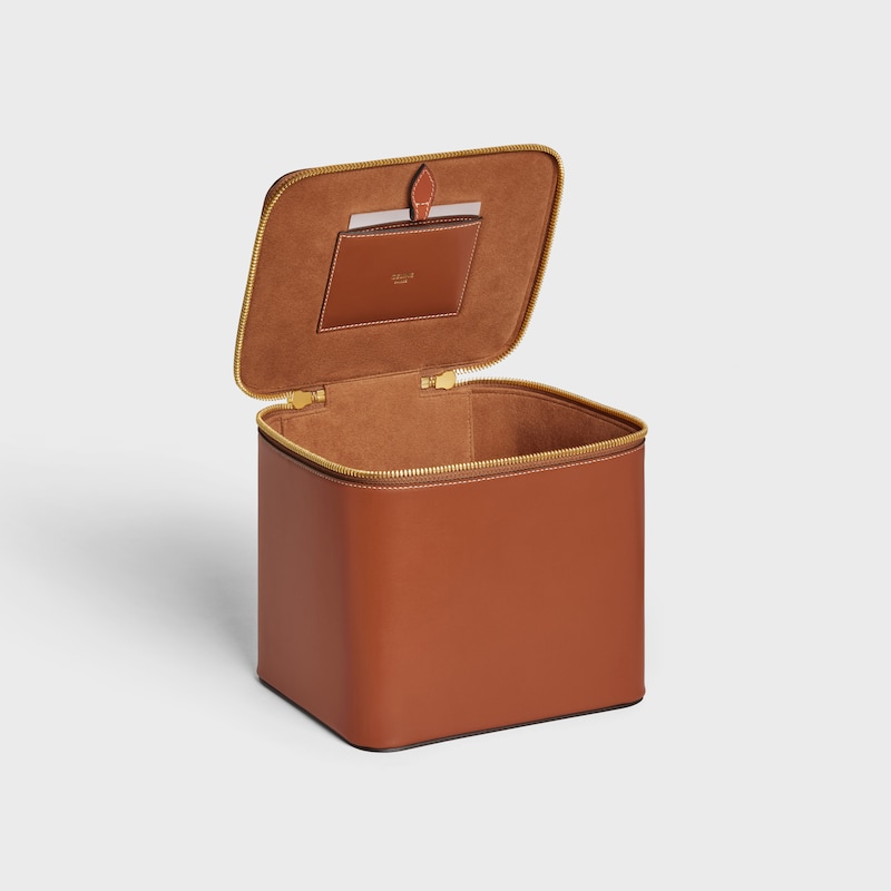 PHARMACY CASE IN SHINY CALFSKIN - TAN - TRAVEL - 1 | CELINE