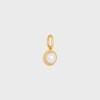 Celine Charms Pearl in Resin Pearl and Brass with Gold Finish - GOLD / IVORY - NEW - 3 | CELINE