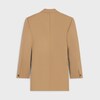 colonne jacket IN DIAGONAL WOOL - CARAMEL -  - 8 | CELINE