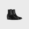 CELINE CAMARGUE BIKER CHELSEA BOOT in CALFSKIN - VEGETAL TANNING - BLACK -  - 2 | CELINE
