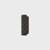 Moustache Comb WITH CASE in Triomphe Canvas - Black / Tan - TRIOMPHE CANVAS COLLECTION - 2 | CELINE