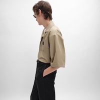 SCOUT SHIRT IN LIGHT COTTON GABARDINE - BEIGE -  - 2 | CELINE