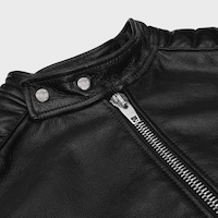 racer jacket IN CALFSKIN - BLACK -  - 2 | CELINE