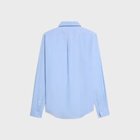 classic shirt IN cotton chambray - BLEU CIEL/BLANC -  - 2 | CELINE