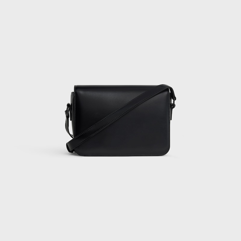 TEEN TRIOMPHE BAG IN Shiny Calfskin - BLACK - GIFT FINDER - 1 | CELINE
