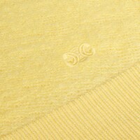 crewneck sweater IN WOOL - PALE YELLOW -  - 1 | CELINE