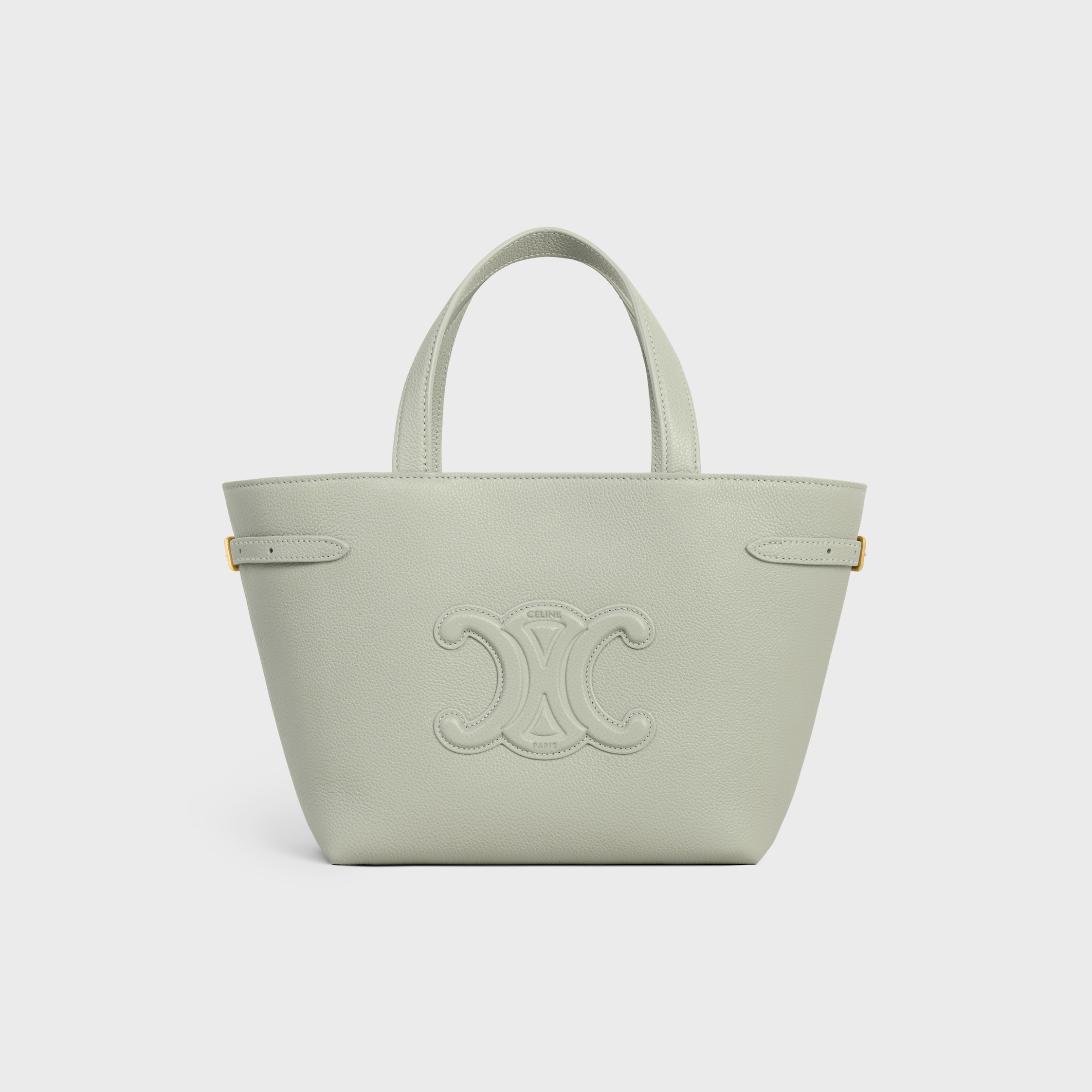 MINI CABAS ANAIS CUIR TRIOMPHE in Grained calfskin - Light Clay