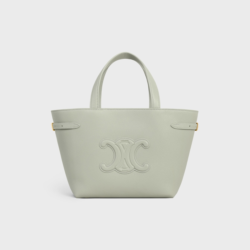 MINI CABAS ANAIS CUIR TRIOMPHE in Grained calfskin - LIGHT CLAY - HOBO AND TOTE BAGS - 1 | CELINE