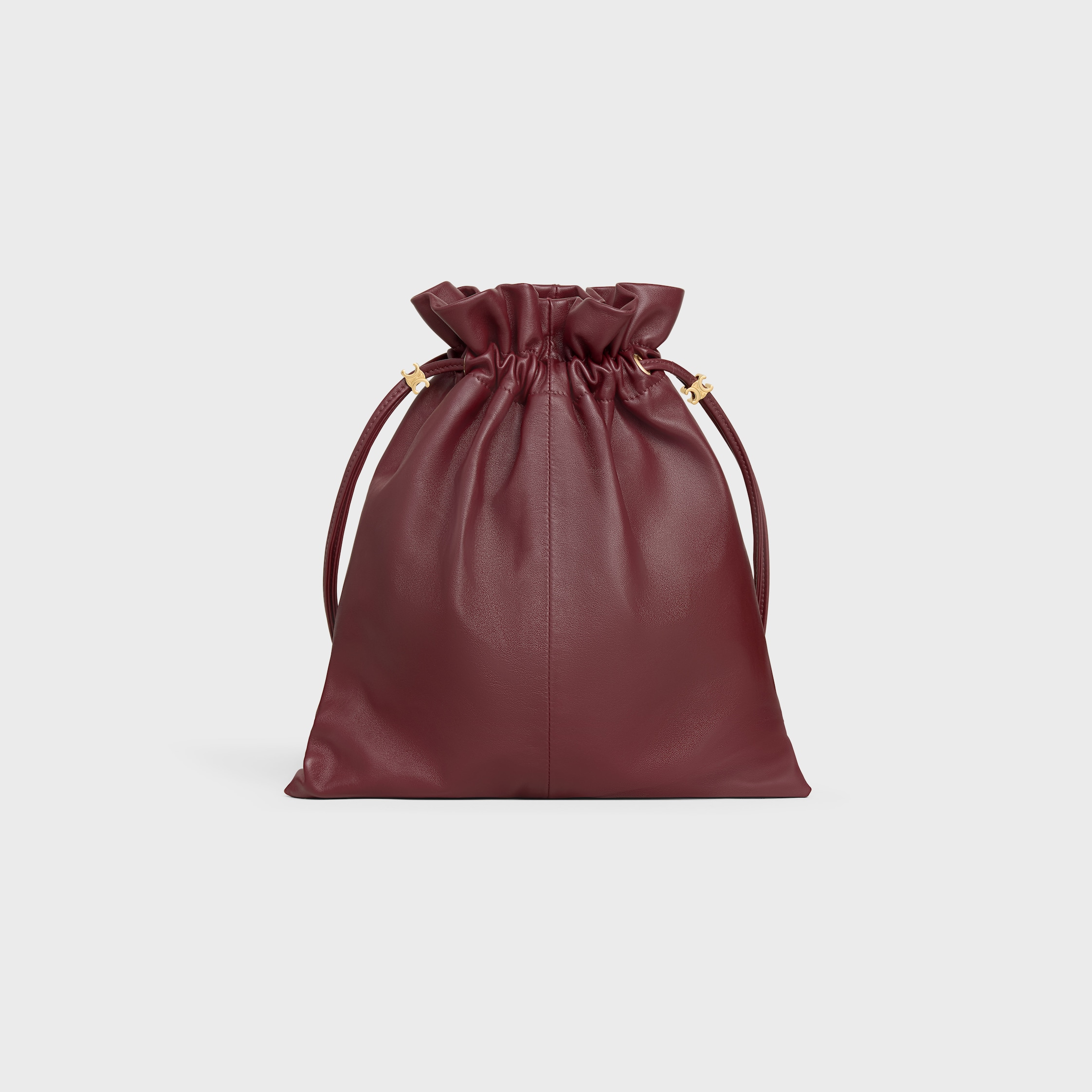SMALL CRYSTAL POUCH IN LAMBSKIN - SYRAH | CELINE