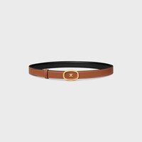 CELINE 미디엄 알릭스 25MM 리버시블 벨트 - 토뤼옹 가죽 & 내추럴 카프스킨 - 블랙 / 탠 -  - 1 | CELINE