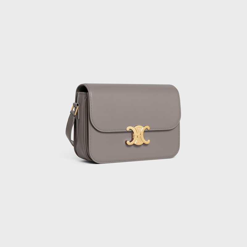 CLASSIQUE TRIOMPHE BAG IN shiny calfskin - PEBBLE - GIFT FINDER - 1 | CELINE
