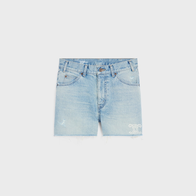 skate shorts in sweet honey wash - SWEET HONEY WASH -  - 1 | CELINE