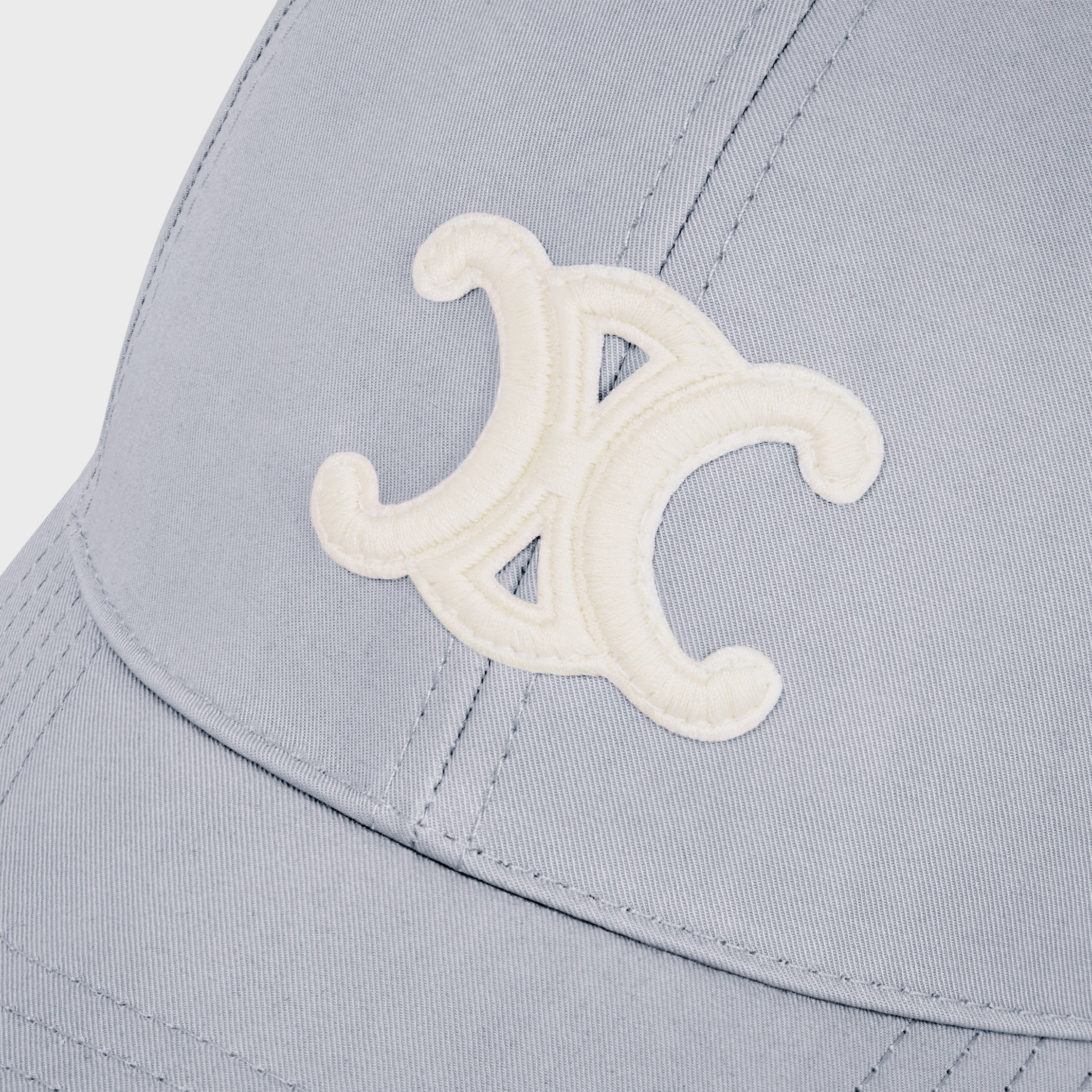 triomphe baseball cap in cotton - PEARL GREY | CELINE triomphe baseball cap in cotton - PEARL GREY | CELINE