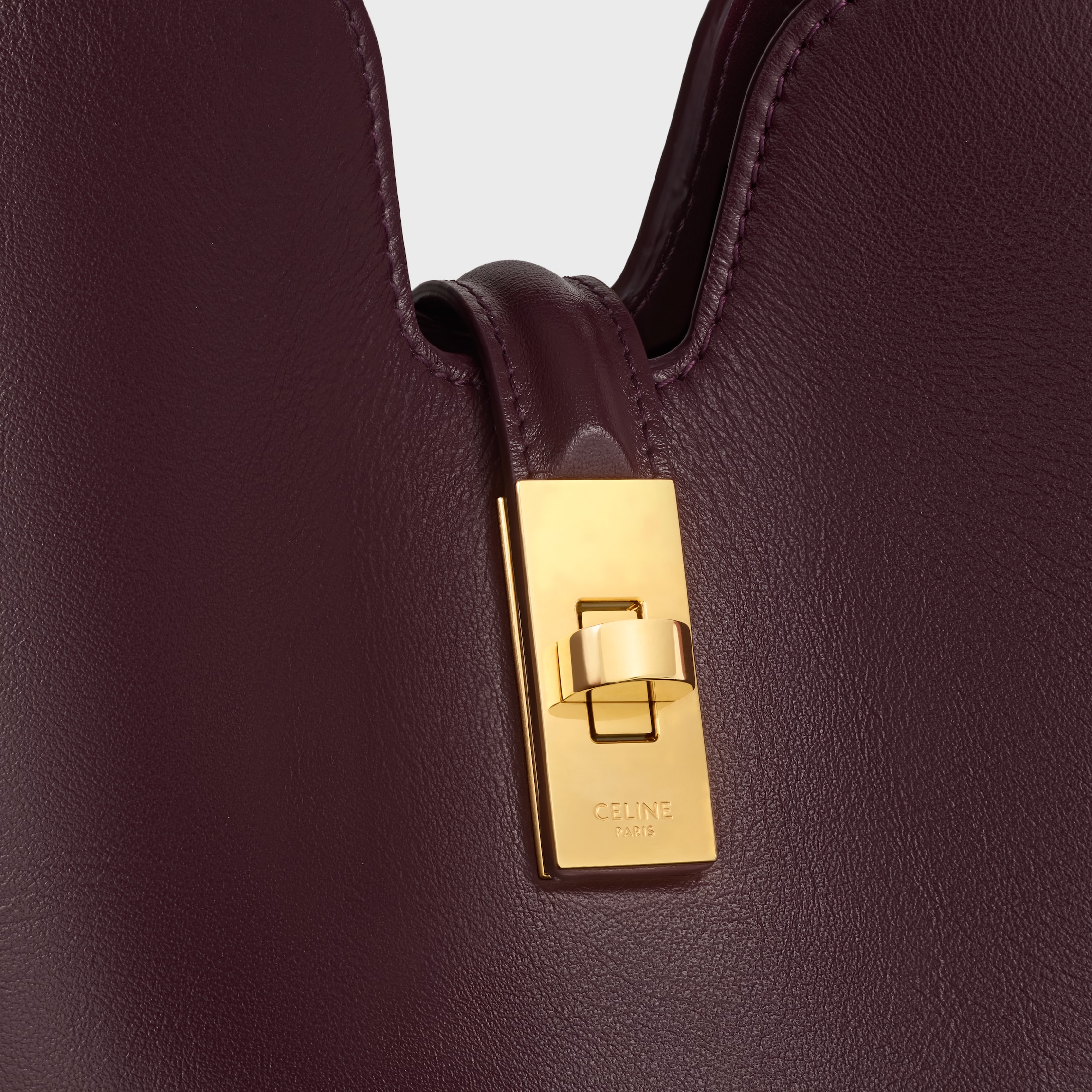 MEDIUM CAMILLE 16 SOFT BAG IN SMOOTH CALFSKIN - Deep Burgundy | CELINE