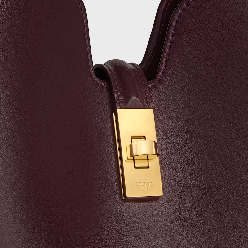 MEDIUM CAMILLE 16 SOFT BAG IN SMOOTH CALFSKIN - DEEP BURGUNDY - HOBO AND TOTE BAGS - 1 | CELINE