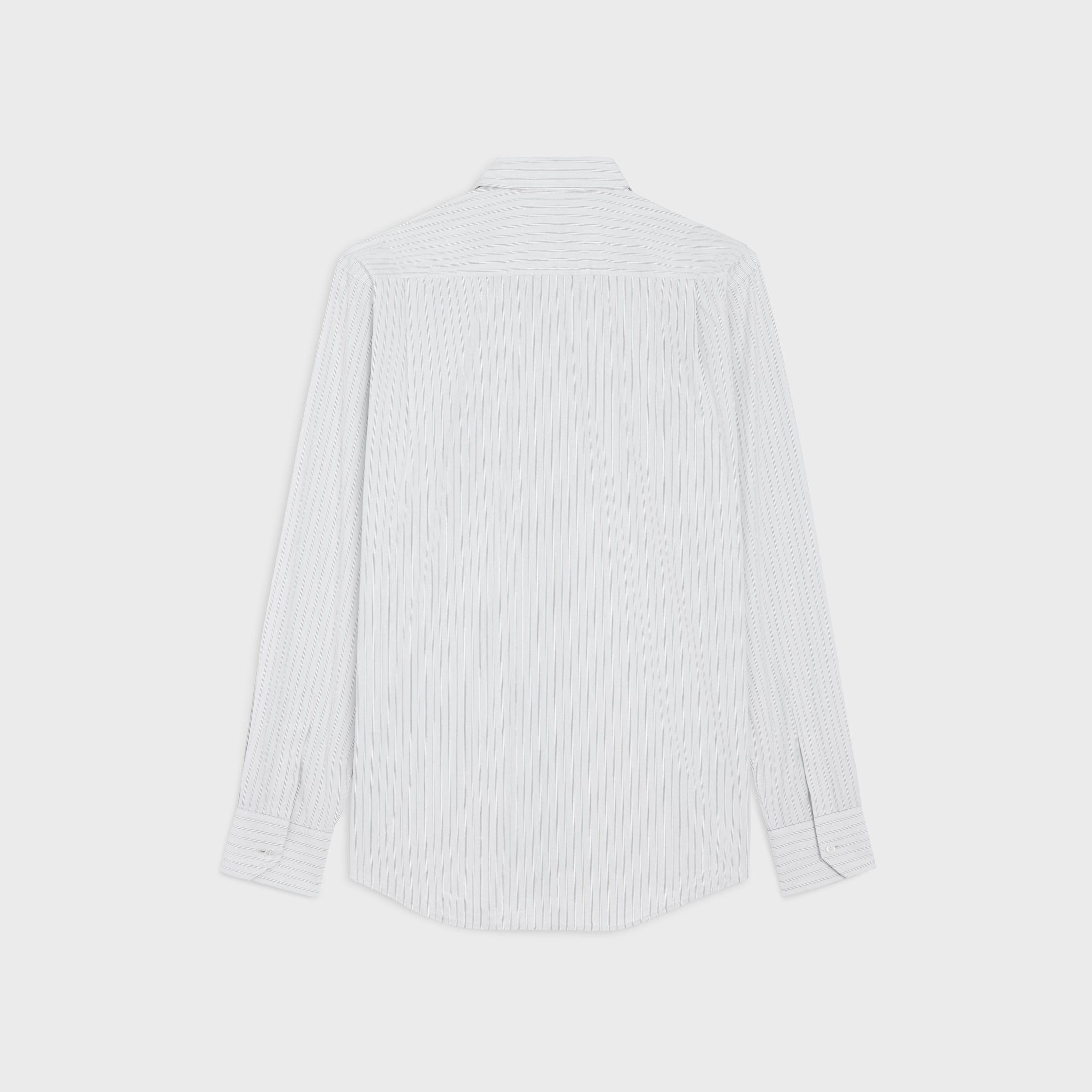 希少】CELINE ストライプ ルーズシャツ/ コットンポプリン