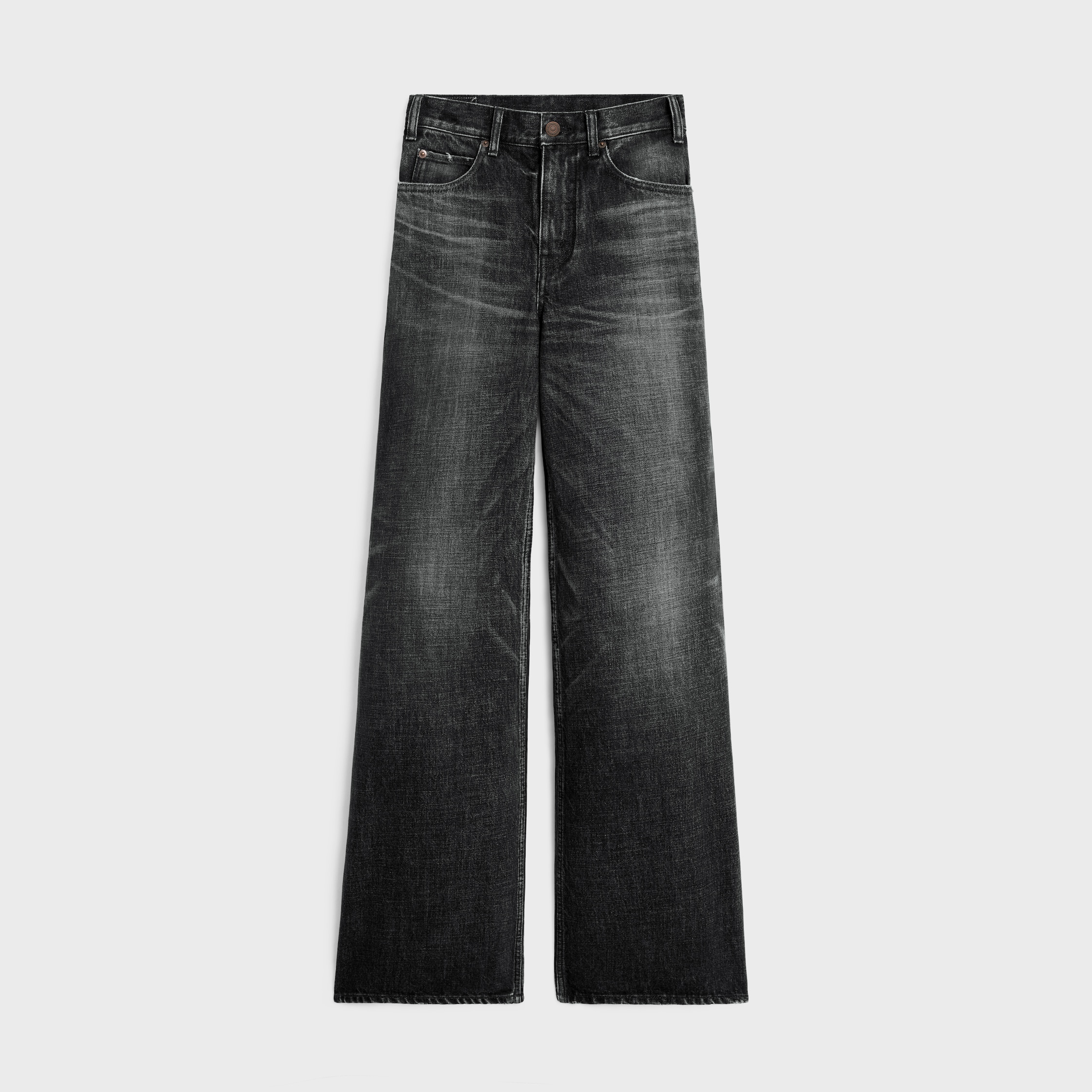 CELINE◆フレア サーフジーンズ / ブラックアイスリンス デニム FLARED SURF JEANS IN BLACK ICE RINSE DENIM - BLACK ICE RINSE