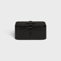 large jewels case in crocodile - BLACK - BEAUTY ACCESSORIES - 1 | CELINE