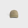 triomphe baseball cap in washed cotton - OLIVE -  - 2 | CELINE