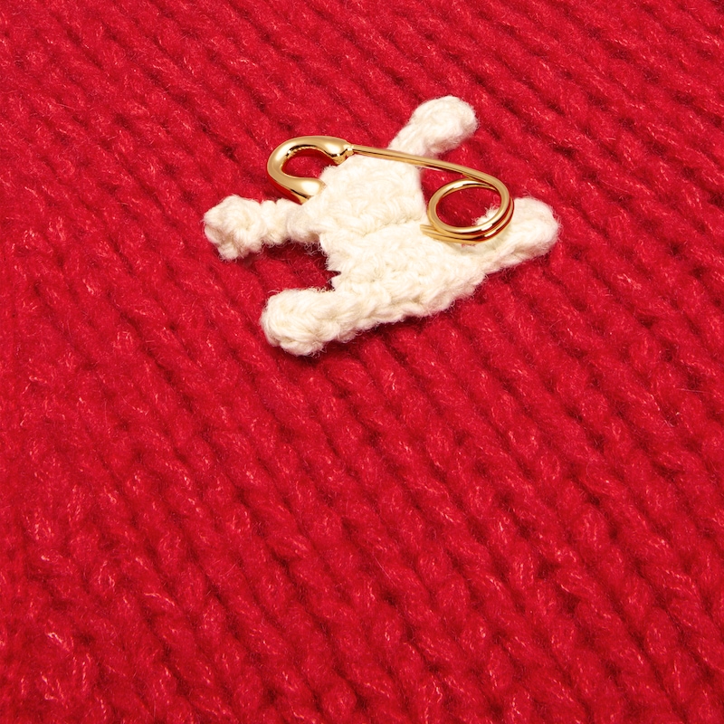 cardigan IN cashmere and silk - BRIGHT RED -  - 1 | CELINE