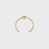 Knot extra-thin bracelet in brass with gold finish - Gold -  - 1 | CELINE