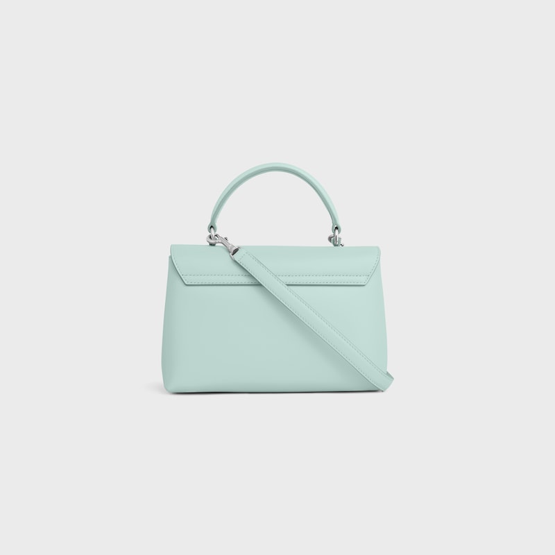 TEEN NINO BAG IN SMOOTH SATINATED CALFSKIN - LIGHT ACQUA - NINO - 1 | CELINE