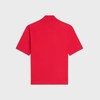 Mock Neck T-Shirt AUS Baumwolljersey - RED NEBRASKA/OFF WHITE -  - 2 | CELINE