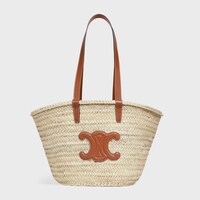 CELINE ボニー バックパック / トリオンフキャンバス & カーフスキン - タン - トリオンフキャンバス - 1 | CELINE