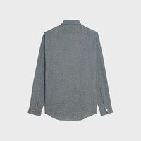 ルーズシャツ / 軽量シャンブレーコットン - ブルーインディゴ / クレ -  - 2 | CELINE