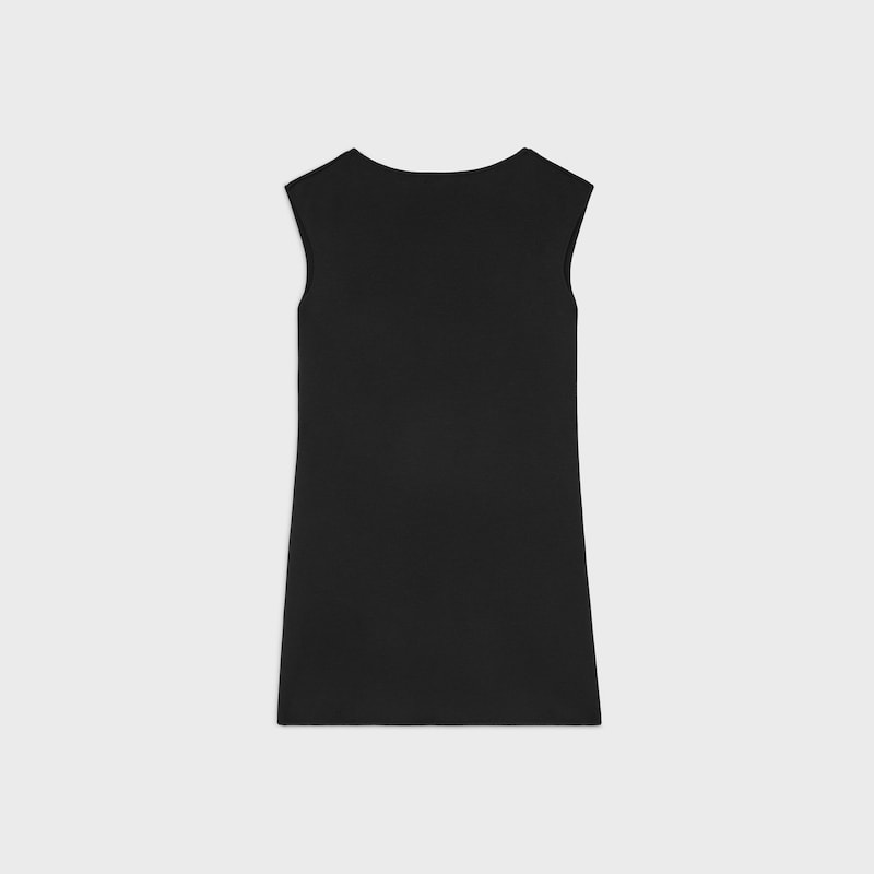 mini dress IN fine wool - BLACK -  - 1 | CELINE