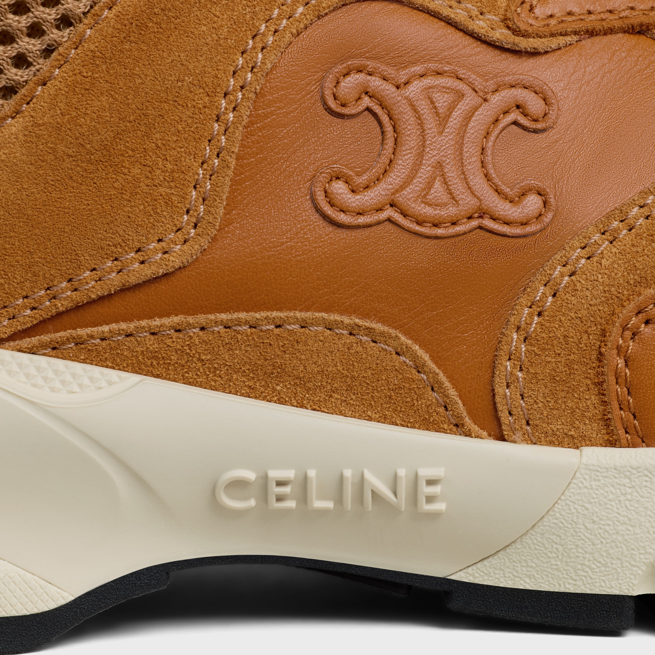 SOFT SNEAKER IN STRETCH LAMBSKIN, SUEDE CALFSKIN AND LAMBSKIN