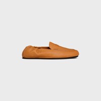 CELINE ADAM LOAFER WITH TRIOMPHE IN GOATSKIN - SAHARA -  - 1 | CELINE