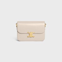 CLASSIQUE TRIOMPHE BAG in shiny calfskin - PALE BEIGE - TRIOMPHE - 1 | CELINE