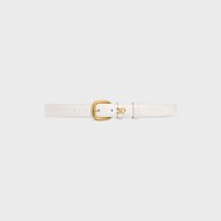 VIVIENNE BELT 25MM IN Taurillon Leather - RICE -  - 2 | CELINE