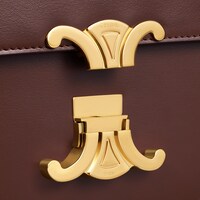 TEEN TRIOMPHE BAG IN shiny calfskin - CHESTNUT - TRIOMPHE - 1 | CELINE