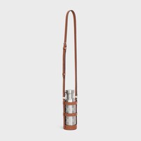 WATER BOTTLE IN STEEL WITH TRIOMPHE ALL-OVER PRINT - TAN - HOME - 2 | CELINE