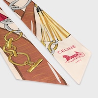 lavallière twill soie - IVORY/BROWN/YELLOW -  - 2 | CELINE