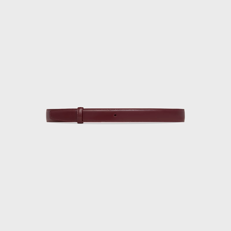 Reversible Strap 25MM IN TAURILLON - SYRAH / ULTRA RED -  - 1 | CELINE