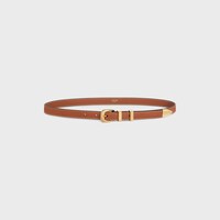 SMALL 18MM WESTERN BELT in Natural Calfskin - TAN -  - 1 | CELINE