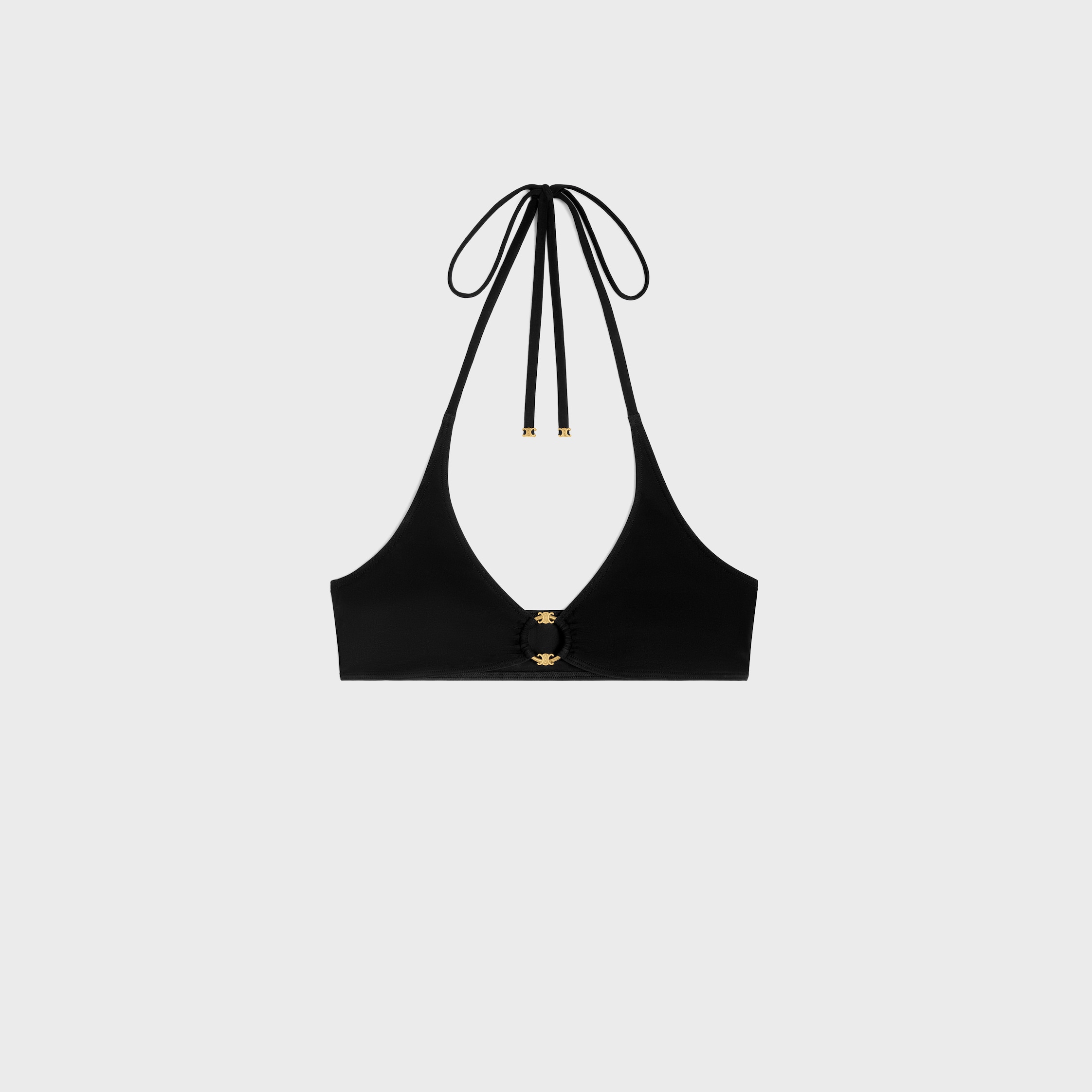 ワンピース水着 Celine TRIOMPHE SWIMSUIT MATT JERSEY TRIOMPHE SWIMSUIT IN MATTE JERSEY - BLACK | CELINE