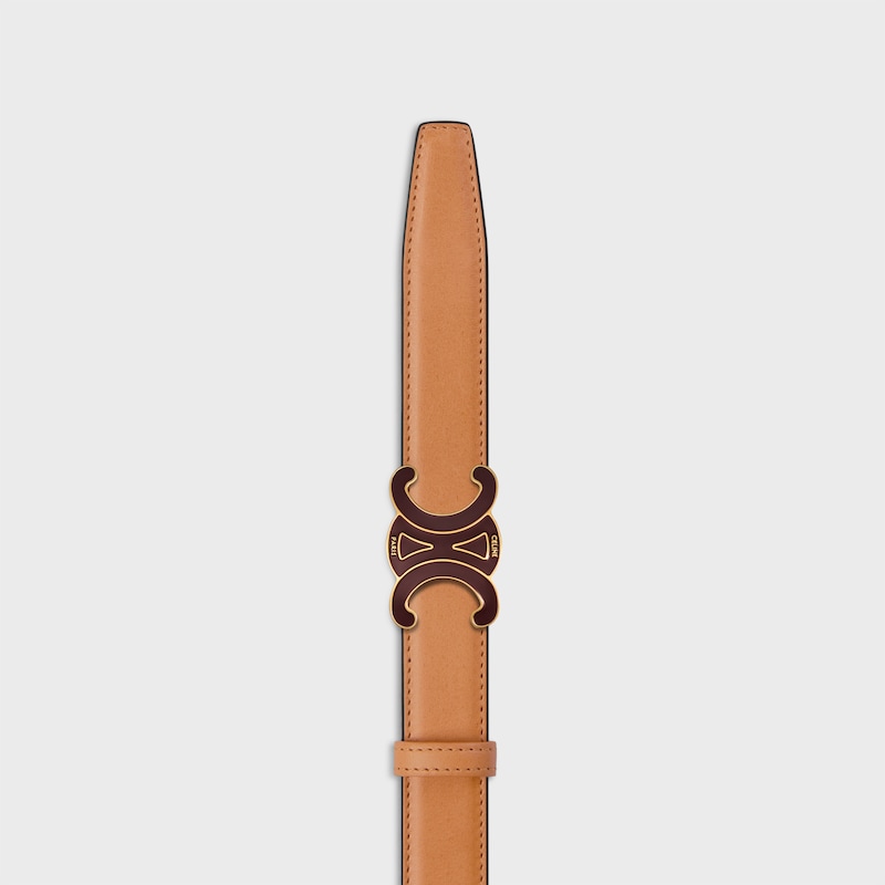 Wendbarer Riemen 25 MM AUS Triomphe Canvas und nat&uuml;rlichem Kalbsleder -  -  - 1 | CELINE