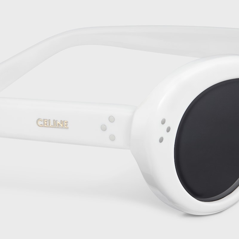 Cat Eye S193 sunglasses in Acetate - WHITE -  - 1 | CELINE