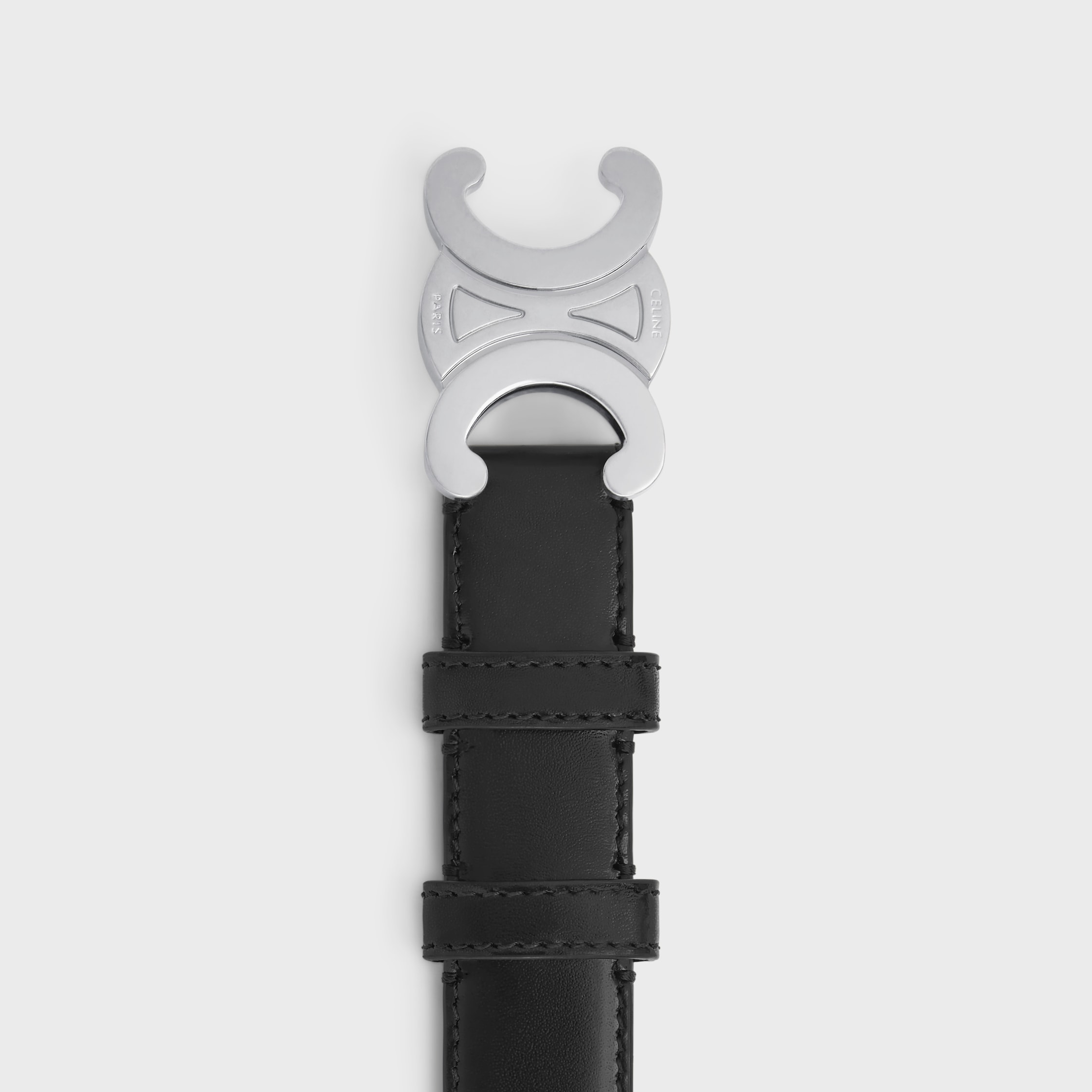 CELINE HOMME レザーベルト 2.5cm | ミスターポーター
