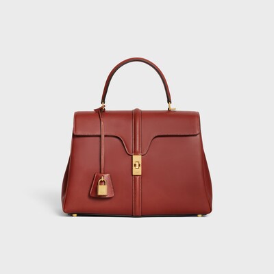 16 ミディアム / ナチュラルカーフスキン - テック - トップハンドルバッグ - 1 | CELINE