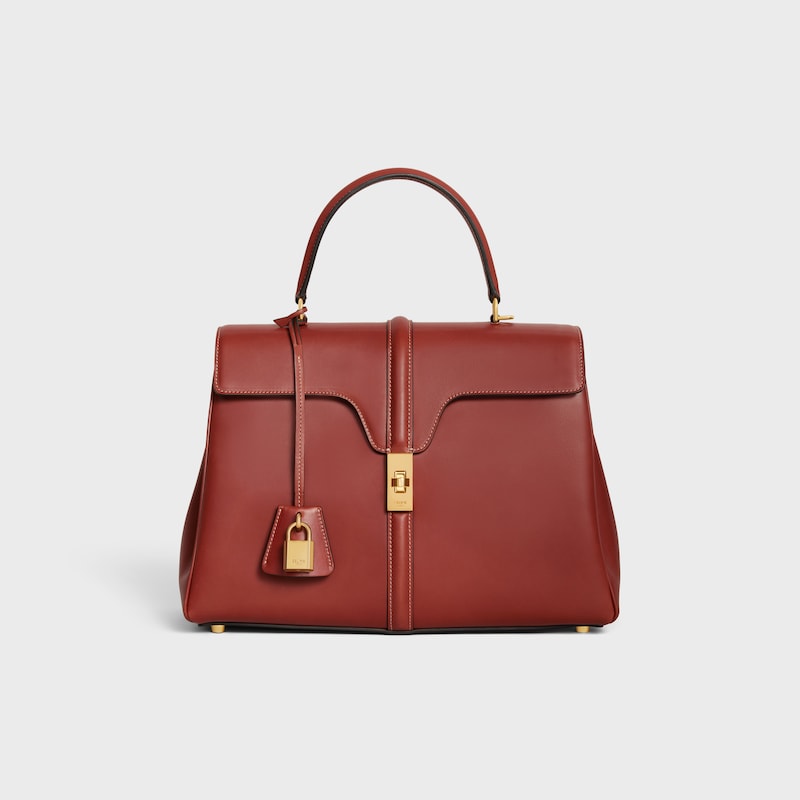Classique 16 Bag in natural calfskin - TECK - TOP-HANDLE BAGS - 1 | CELINE