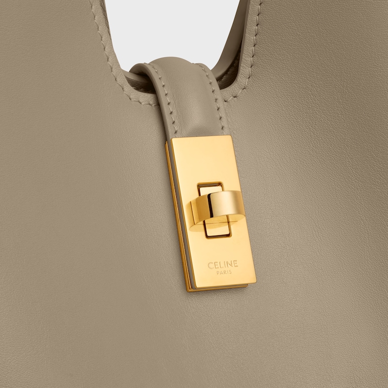 MEDIUM CAMILLE 16 SOFT BAG IN SMOOTH CALFSKIN - MODERN TAUPE - MORE LINES - 1 | CELINE