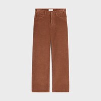 jolene jeans in corduroy - BRICK LIGHT STONE WASH -  - 1 | CELINE