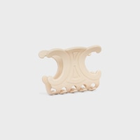 Celine XL Hair Claw in Acetate - IVORY - HAIR ACCESSORIES - 2 | CELINE